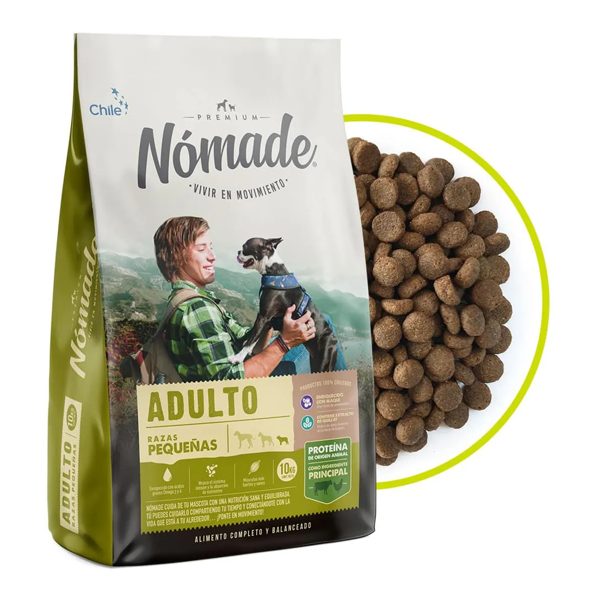 NOMADE - Alimento Nómade Perro Adulto Raza Pequeña 10 Kg