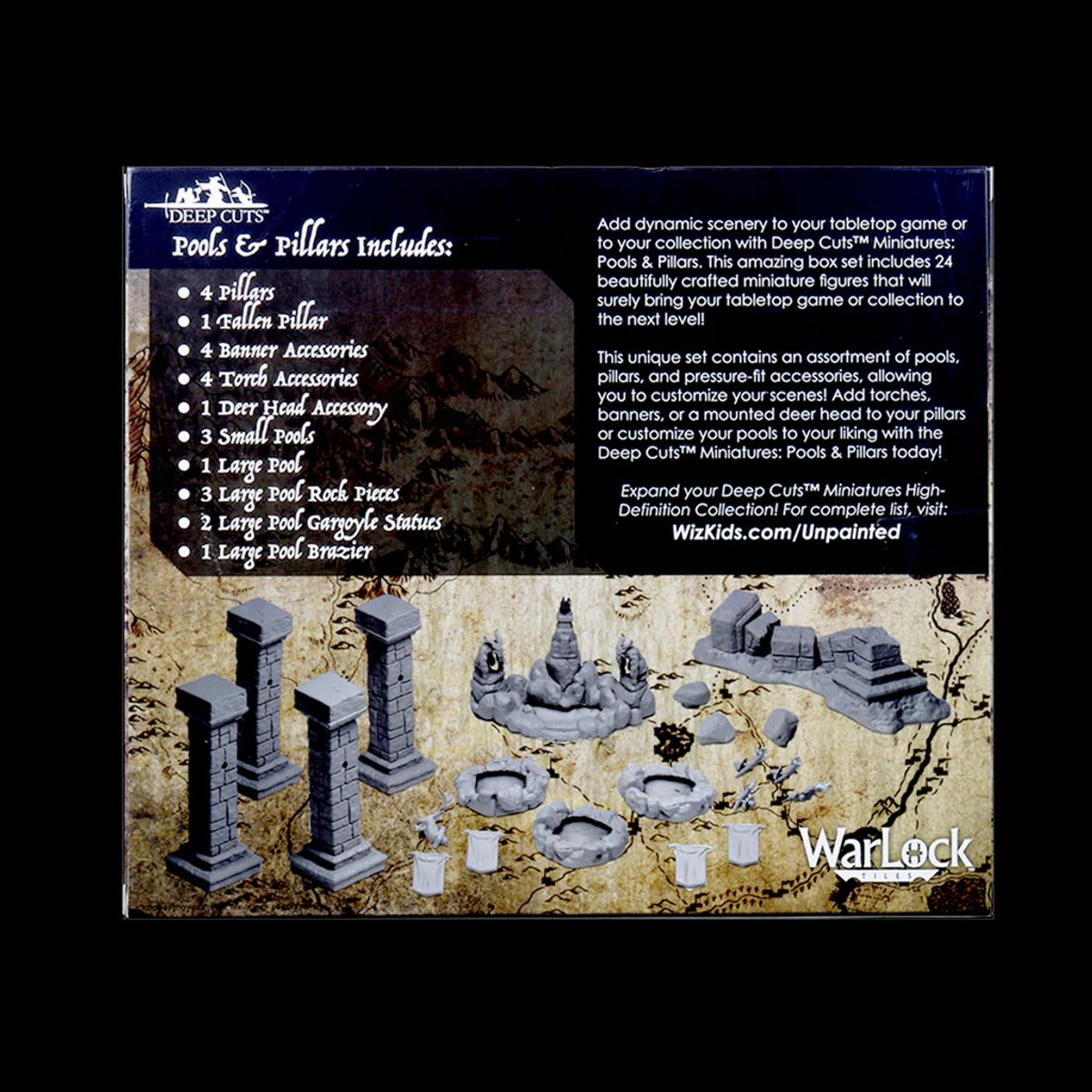 WIZKIDS - WizKids Deep Cuts Pools Pillars - Juego de Mesa