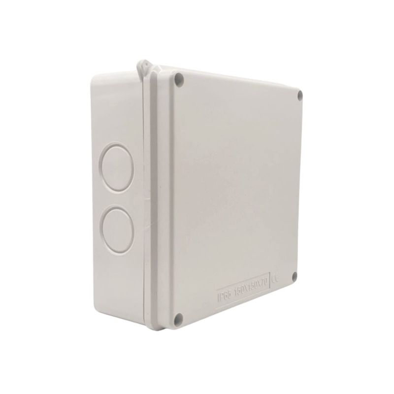 GENERICO - Caja Estanca 150X150X70MM IP65 Lisa y Cierre con Tornillos