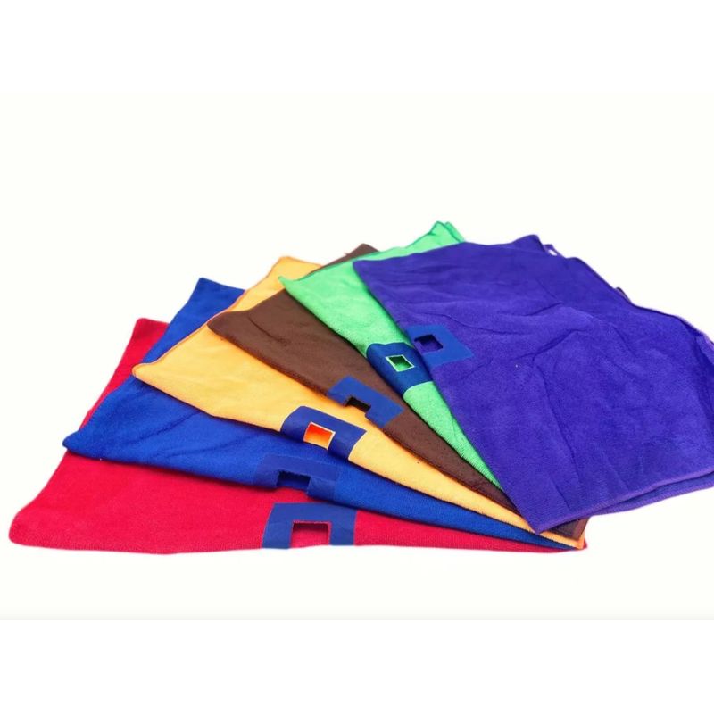 GENERICO - Pack de 6 traperos Microfibra 50Cm X 70Cm con ojal