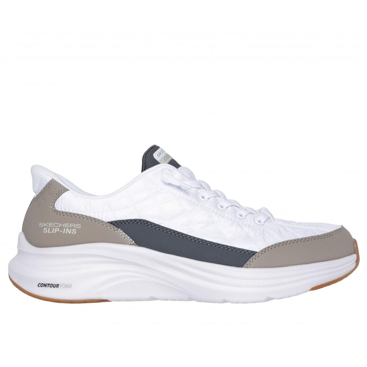 SKECHERS - Zapatillas Hombre Slipins ContourFoam CozyFit Blanco Skechers