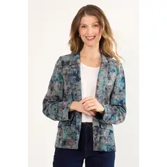 MA GRIFFE - Blazer Mujer Crudo Magriffe