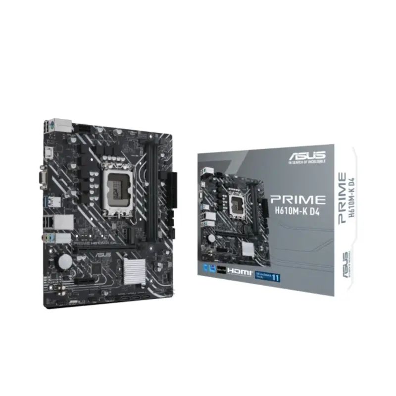 ASUS - Placa Madre Asus Prime H610M-K D4, LGA1700, DDR4, MicroATX