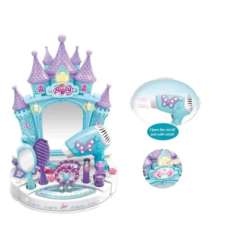 GENERICO - Set De Peluquería Juguetes Para Niñas con Luces y Sonidos