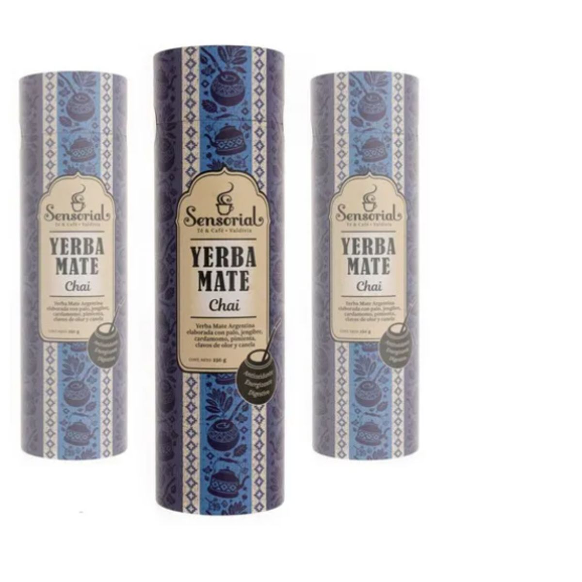 SENSORIAL - Yerba Mate chai Tarro 250g SENSORIAL