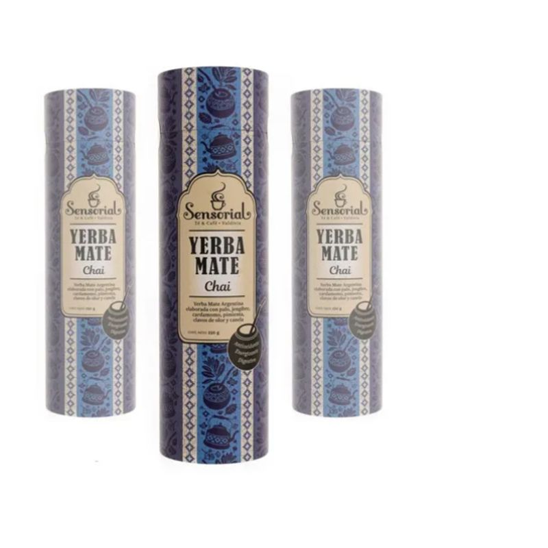 SENSORIAL - Yerba Mate chai Tarro 250g SENSORIAL