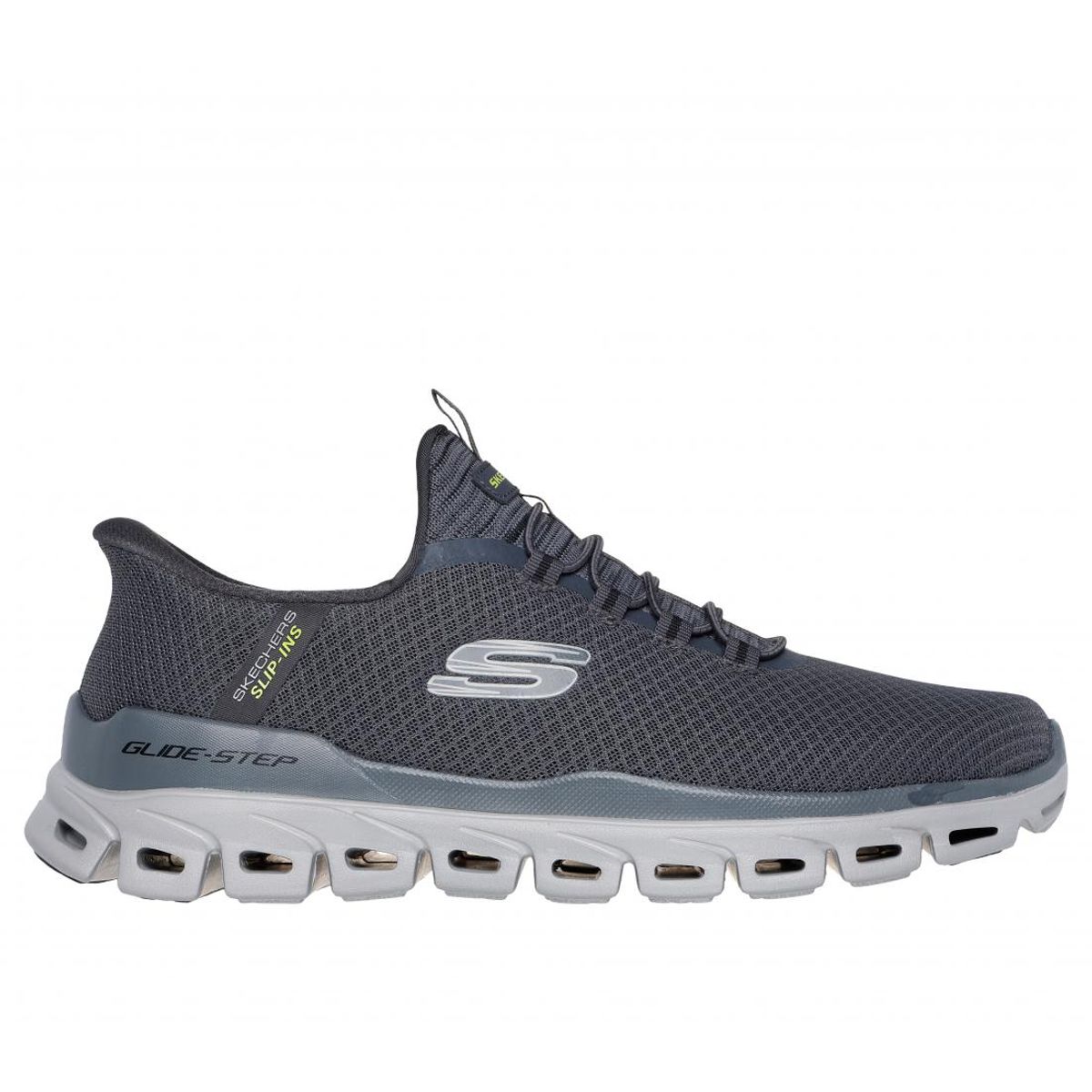 SKECHERS - Zapatillas Hombre Slip-ins Glide-Step Noxus Gris Skechers