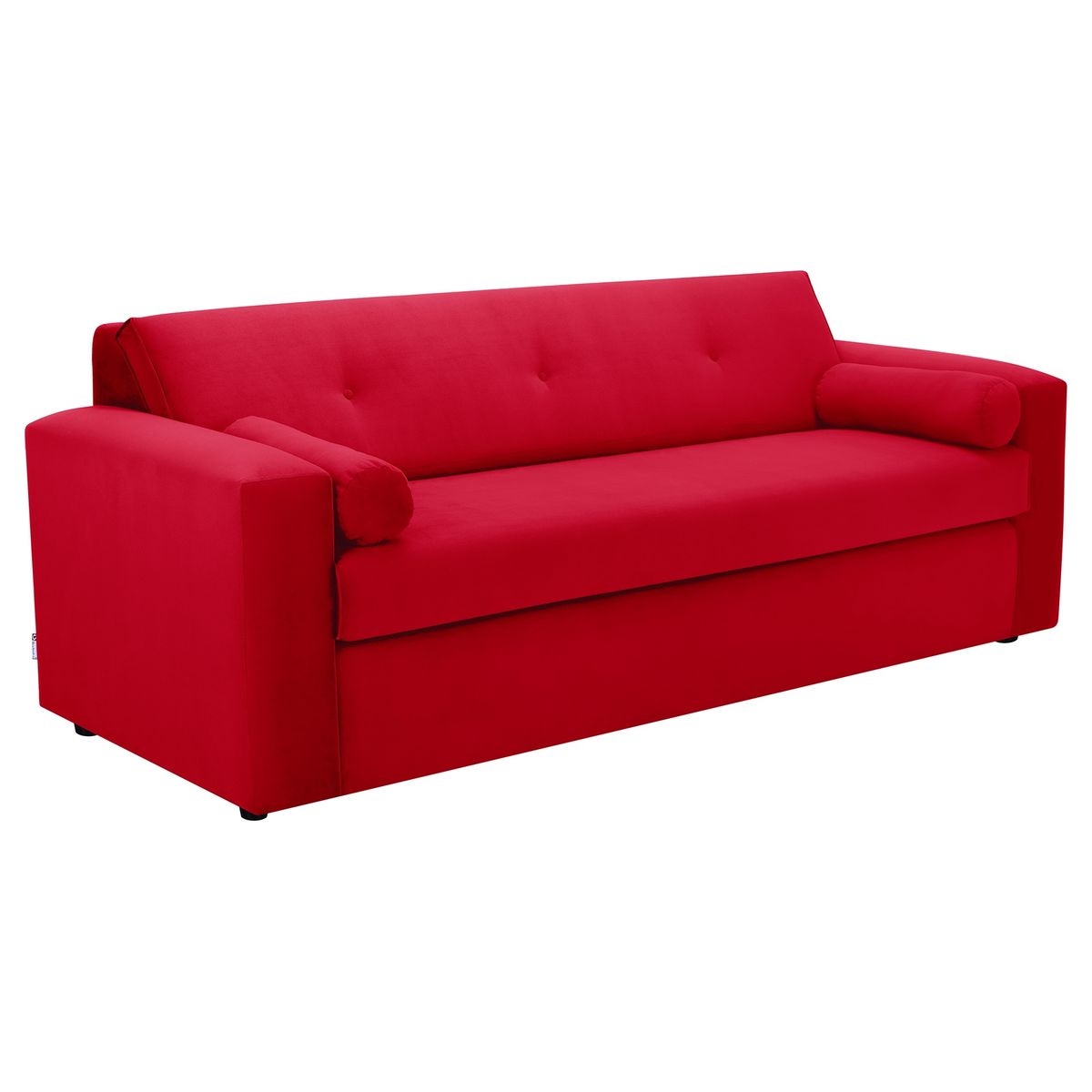 BODEVIR - Sofa Vivo 3CG Felpa 30 Rojo