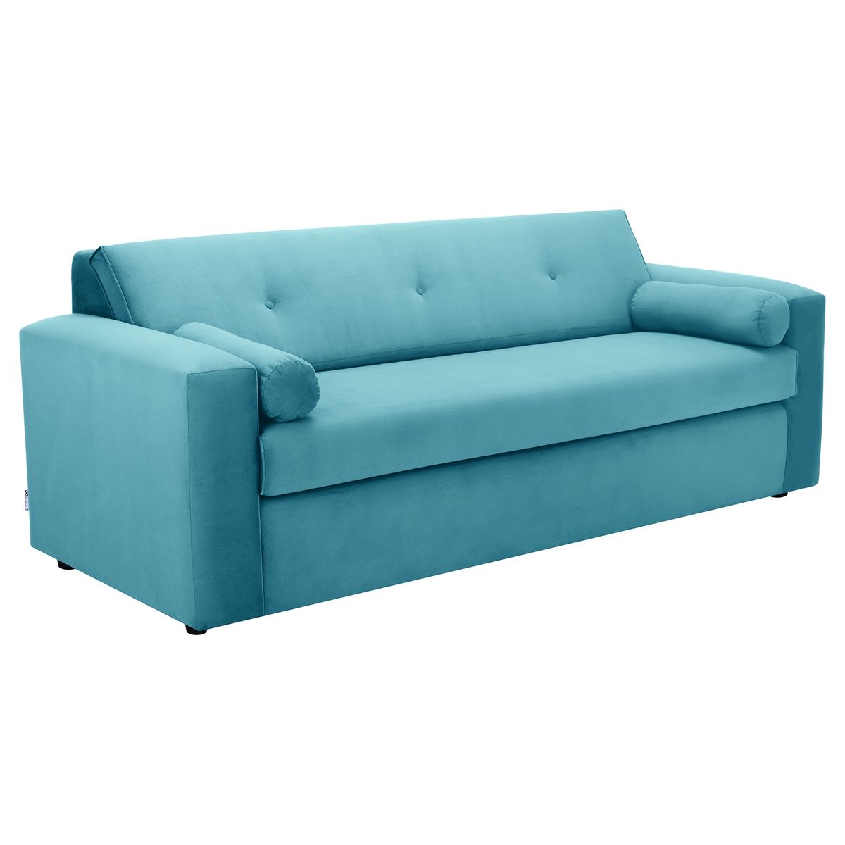 BODEVIR - Sofa Vivo 3CG Felpa 30 Turquesa