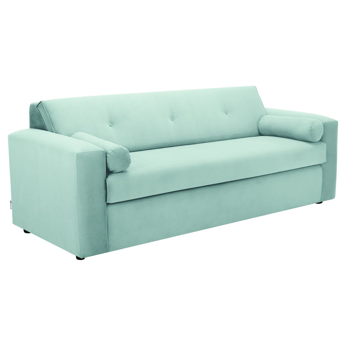 BODEVIR - Sofa Vivo 3CG Felpa 30 Verde Agua