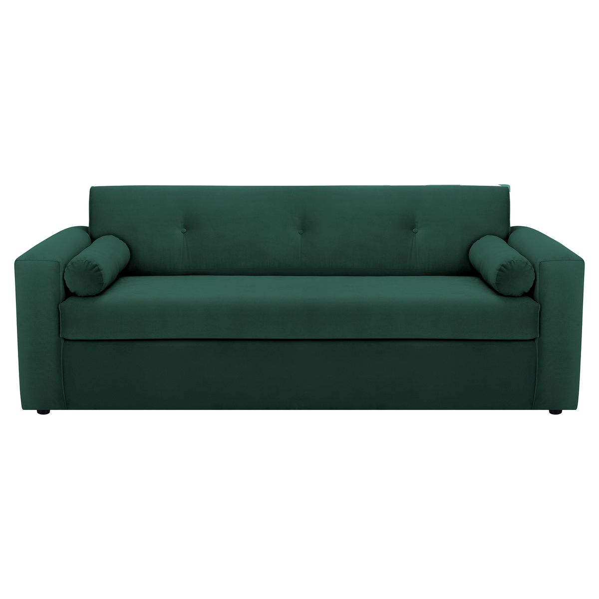 BODEVIR - Sofa Vivo 3CG Felpa 30 Verde Botella