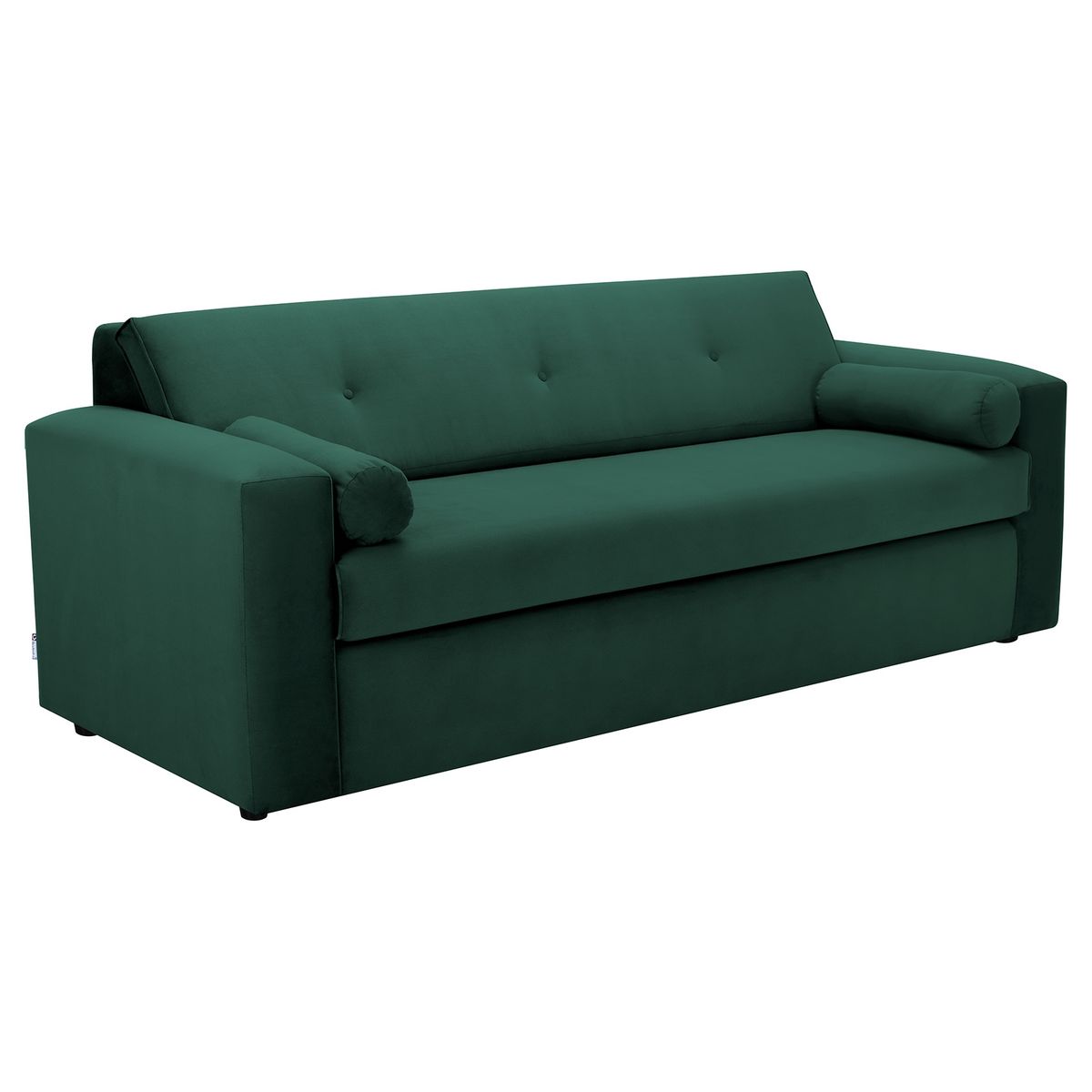 BODEVIR - Sofa Vivo 3CG Felpa 30 Verde Botella