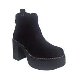 POZATINI - BOTIN GAMUZA PLATAFORMA MUJER ARGOLLAS