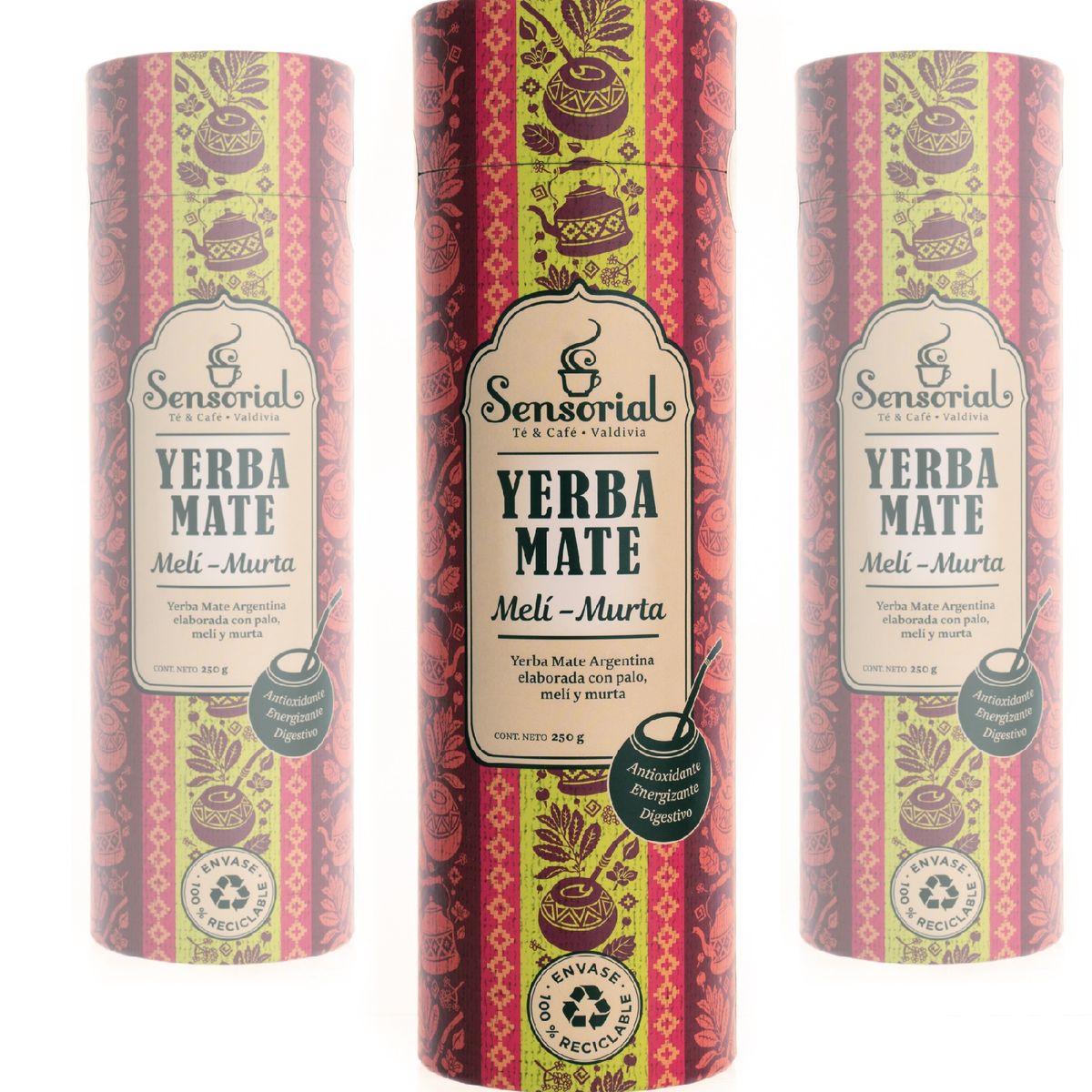 SENSORIAL - Yerba Mate Meli Murta Tarro 250g SENSORIAL