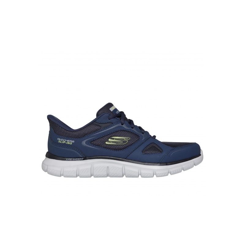 SKECHERS - Zapatillas Hombre Slip-ins Track NV Azul Skechers