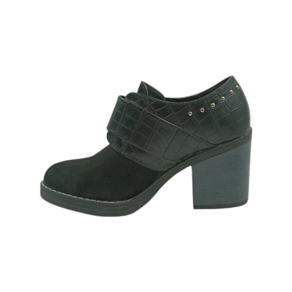 HERIEL - Zapato Negro Taco Mujer