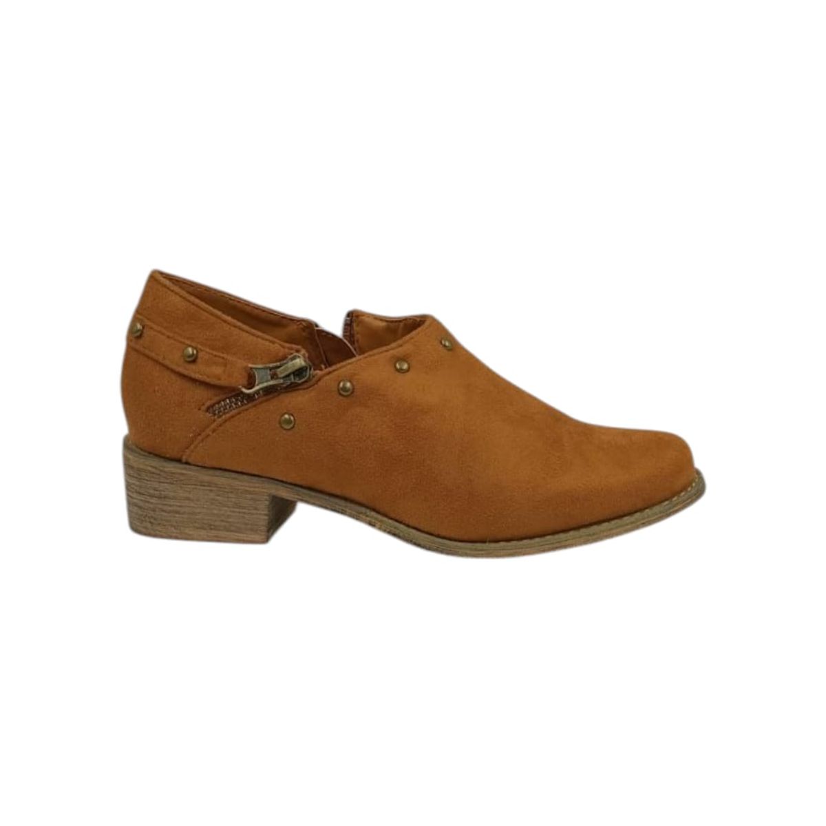 HERIEL - Zapato Camel Tachas Mujer