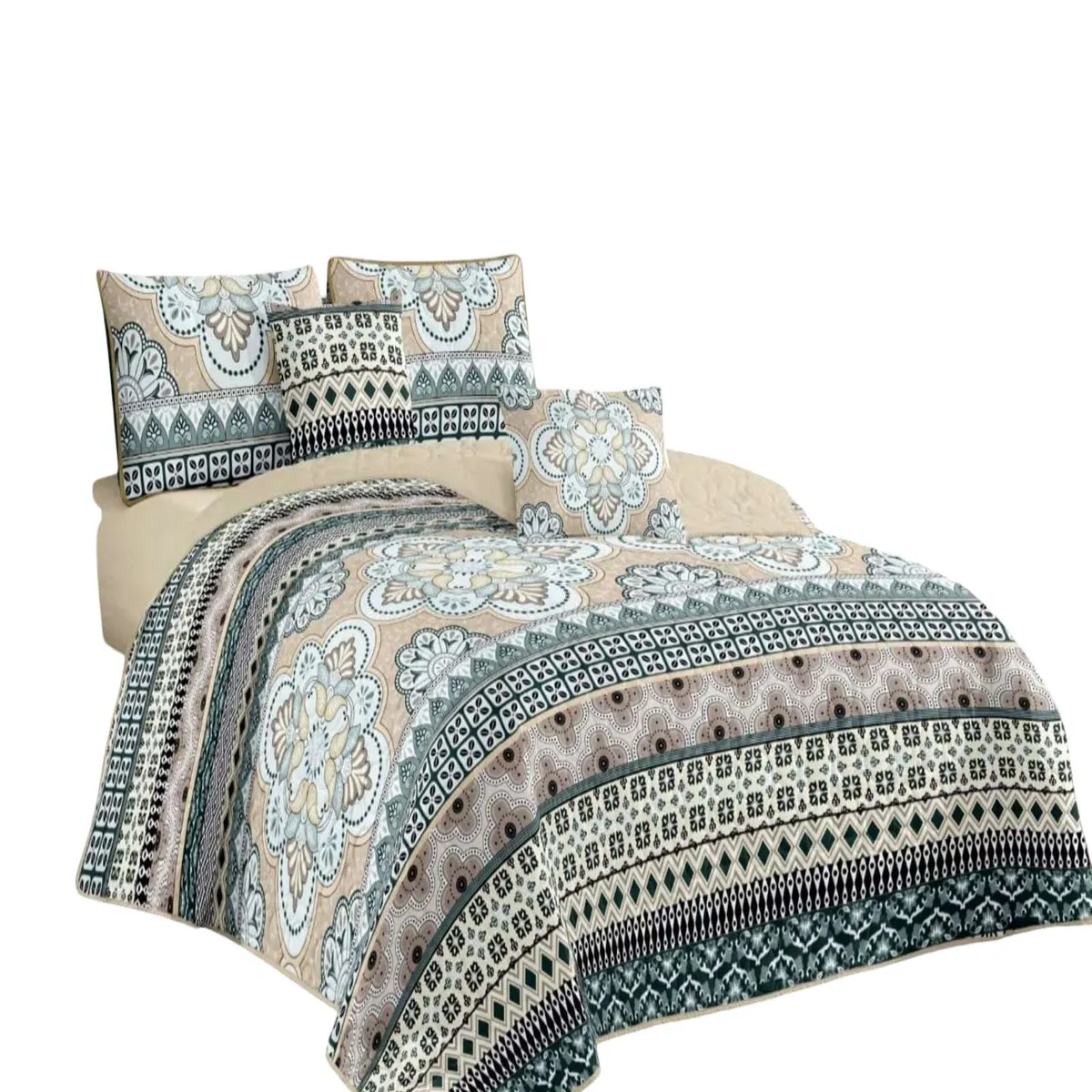 GENERICO - COLCHA QUILT DE VERANO 2 PLAZAS