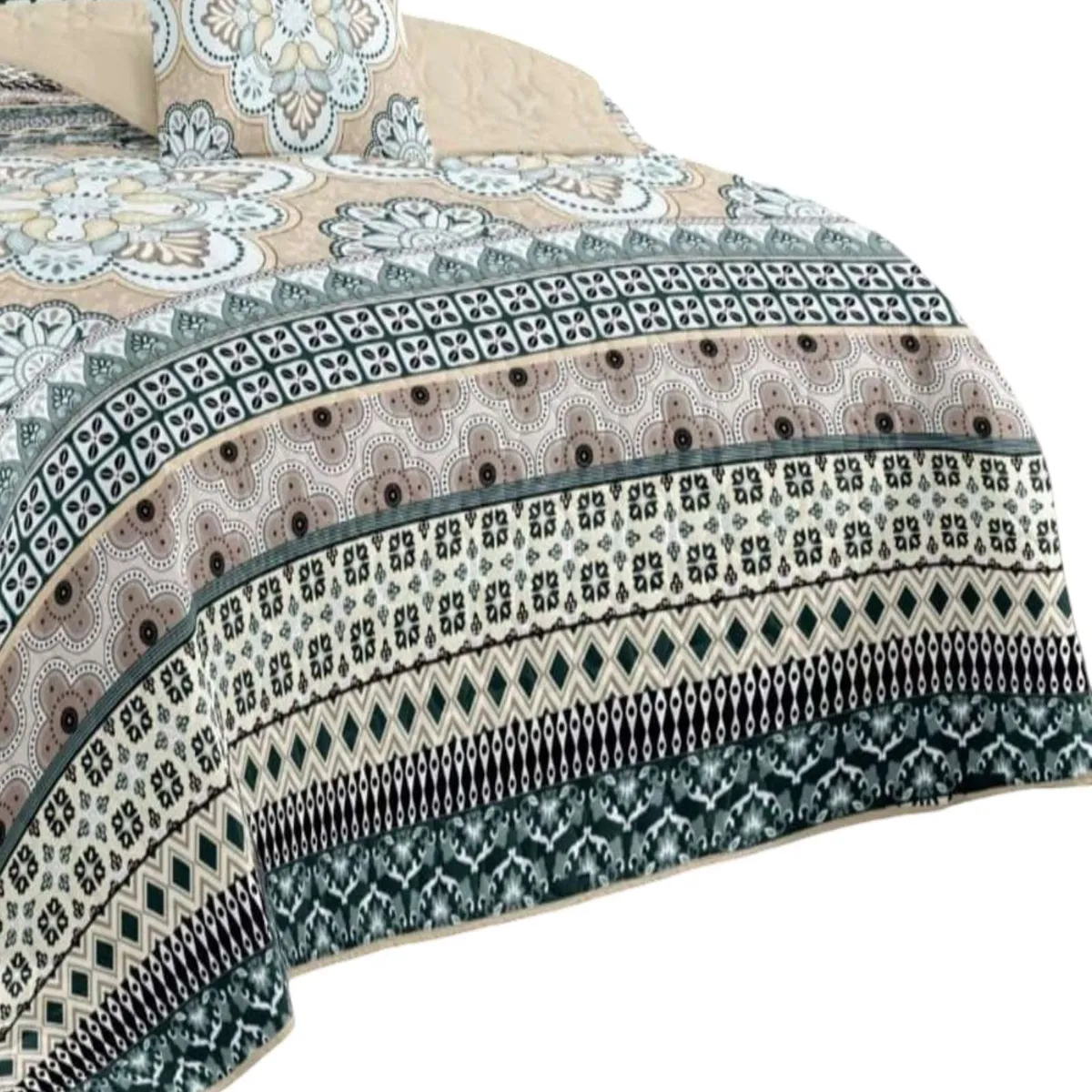 GENERICO - COLCHA QUILT DE VERANO 2 PLAZAS