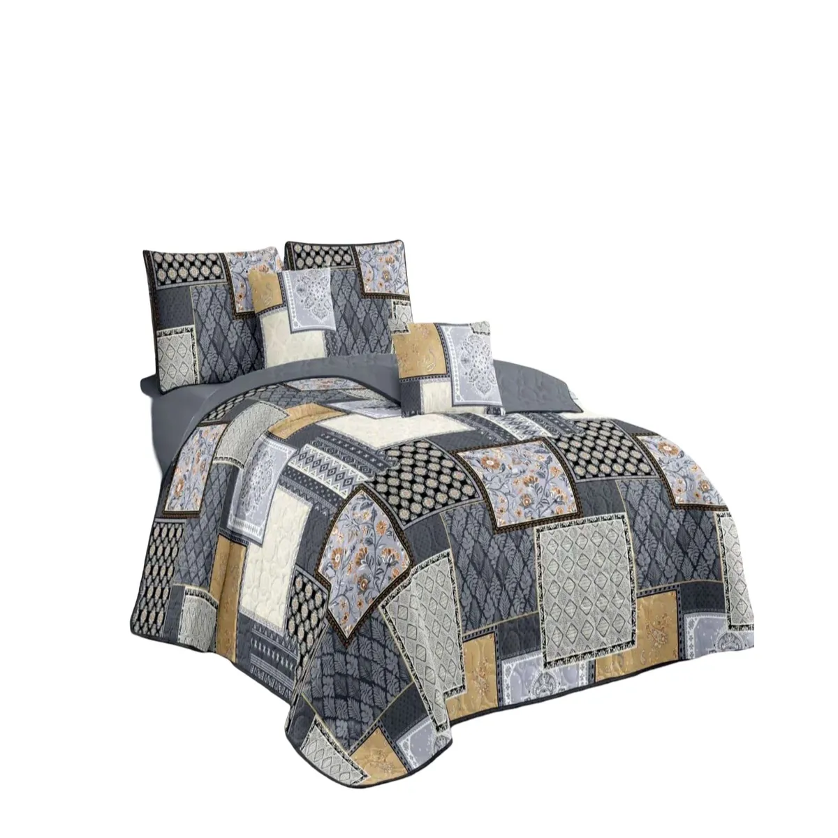 GENERICO - COLCHA QUILT DE VERANO 2 PLAZAS