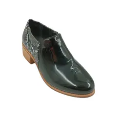 HERIEL - Zapato Negro Charol Mujer