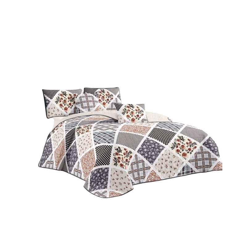 GENERICO - CUBRECAMA QUILT DE VERANO KING