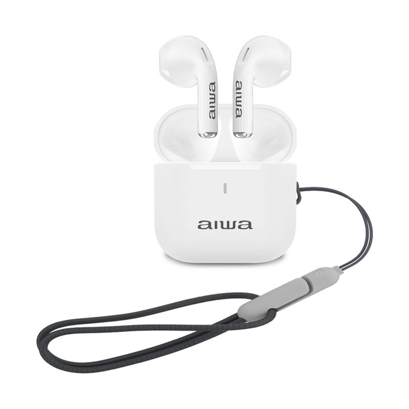 AIWA - Audífonos In Ear Bluetooth Táctil Función TWS - Aiwa Mod AWTWSG100W
