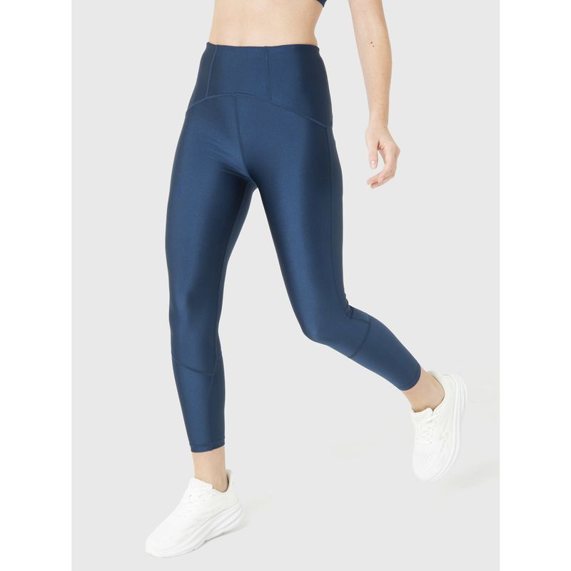 BSOUL - Calza Deportiva Mujer Shimmer Ankle Legg Azul Oscuro BSOUL