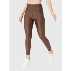 BSOUL - Calza Deportiva Mujer Shimmer Ankle Legg Café Oscuro
