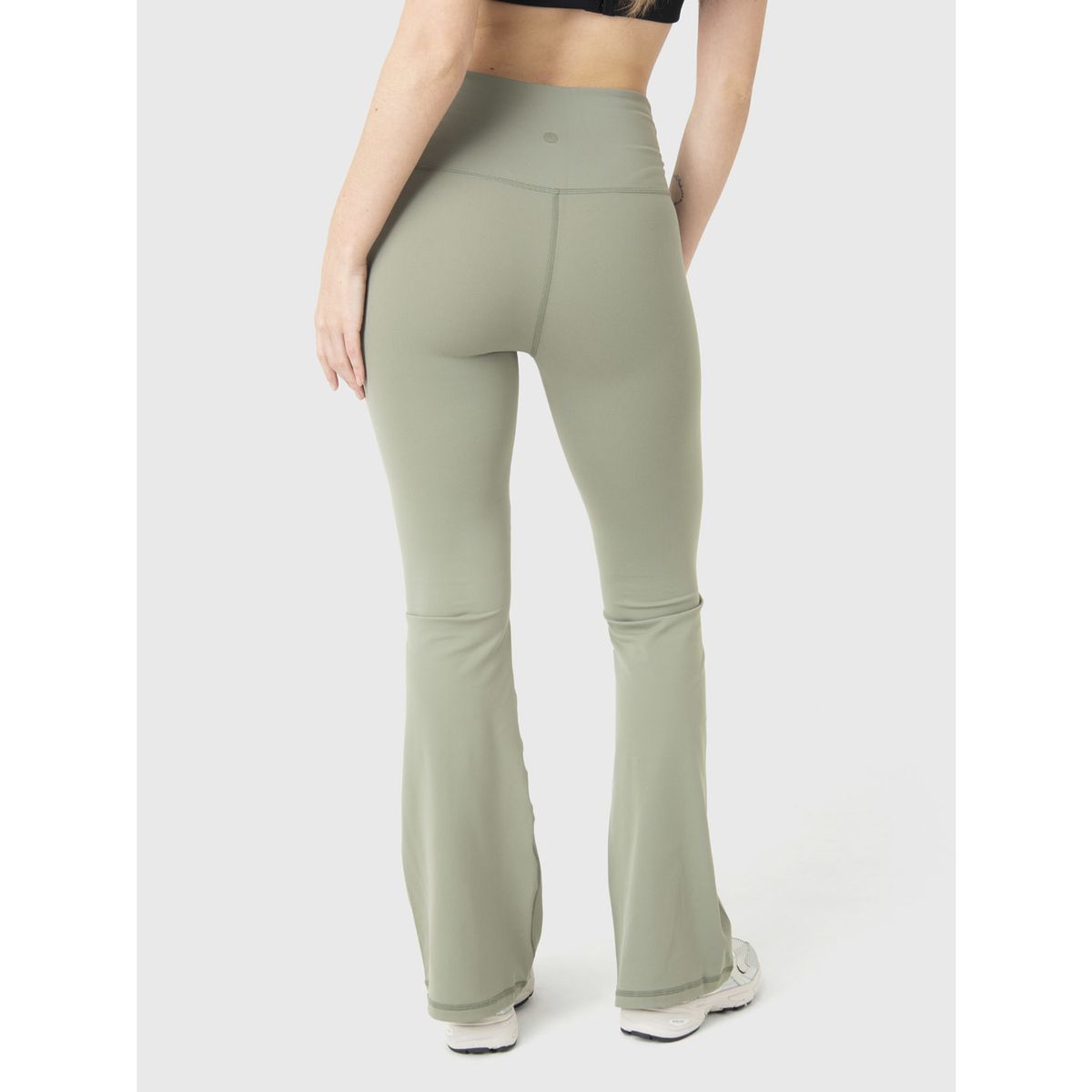 BSOUL - Calza Deportiva Mujer Hr Flared Legging Verde BSOUL