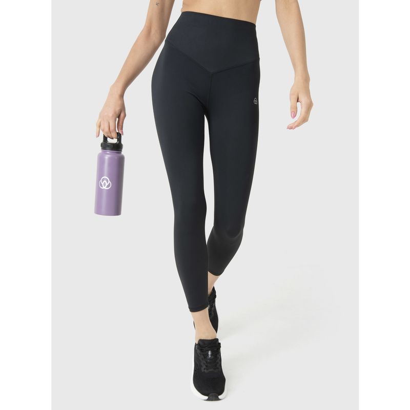 BSOUL - Calza Deportiva Mujer Ankle Ultra Hi Rise Negro BSOUL