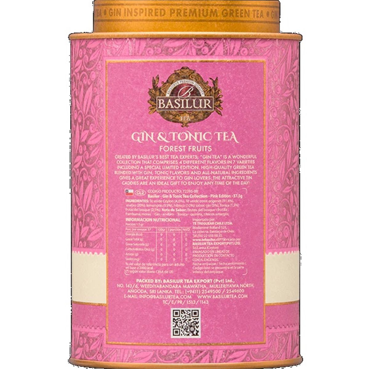 BASILUR - Basilur Gin & Tonic Tea Forest Fruits Pink Edition