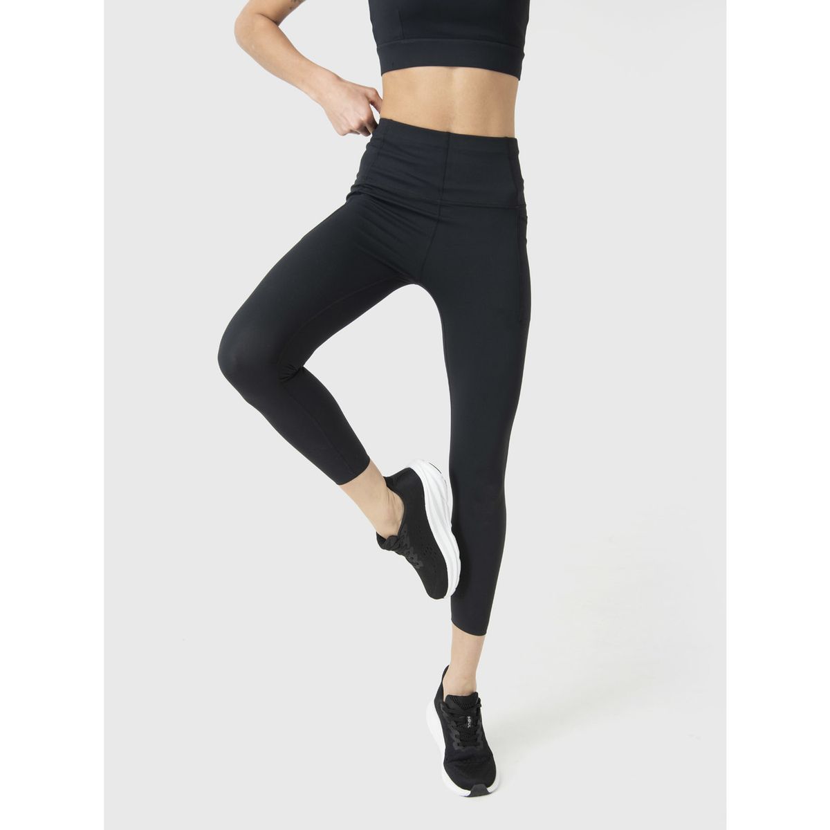 BSOUL - Calza Deportiva Mujer Ankle Diana Negro BSOUL