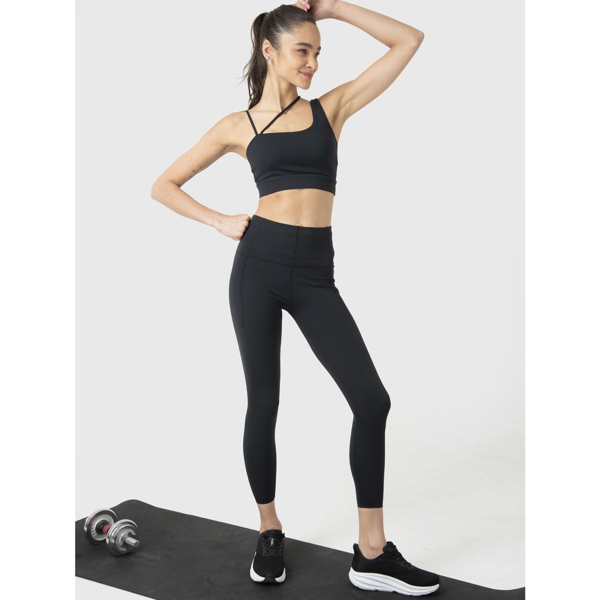 BSOUL - Calza Deportiva Mujer Ankle Diana Negro BSOUL