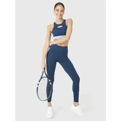 BSOUL - Calza Deportiva Mujer Long Legg Luna Azul Oscuro