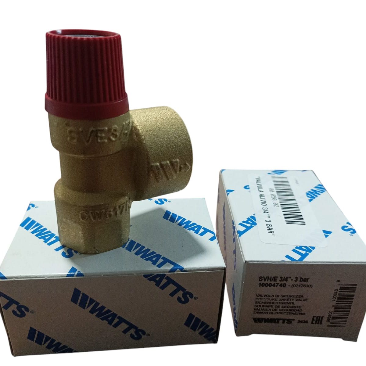GENERICO - Valvula de Alivio 3/4" 3 Bar Roja