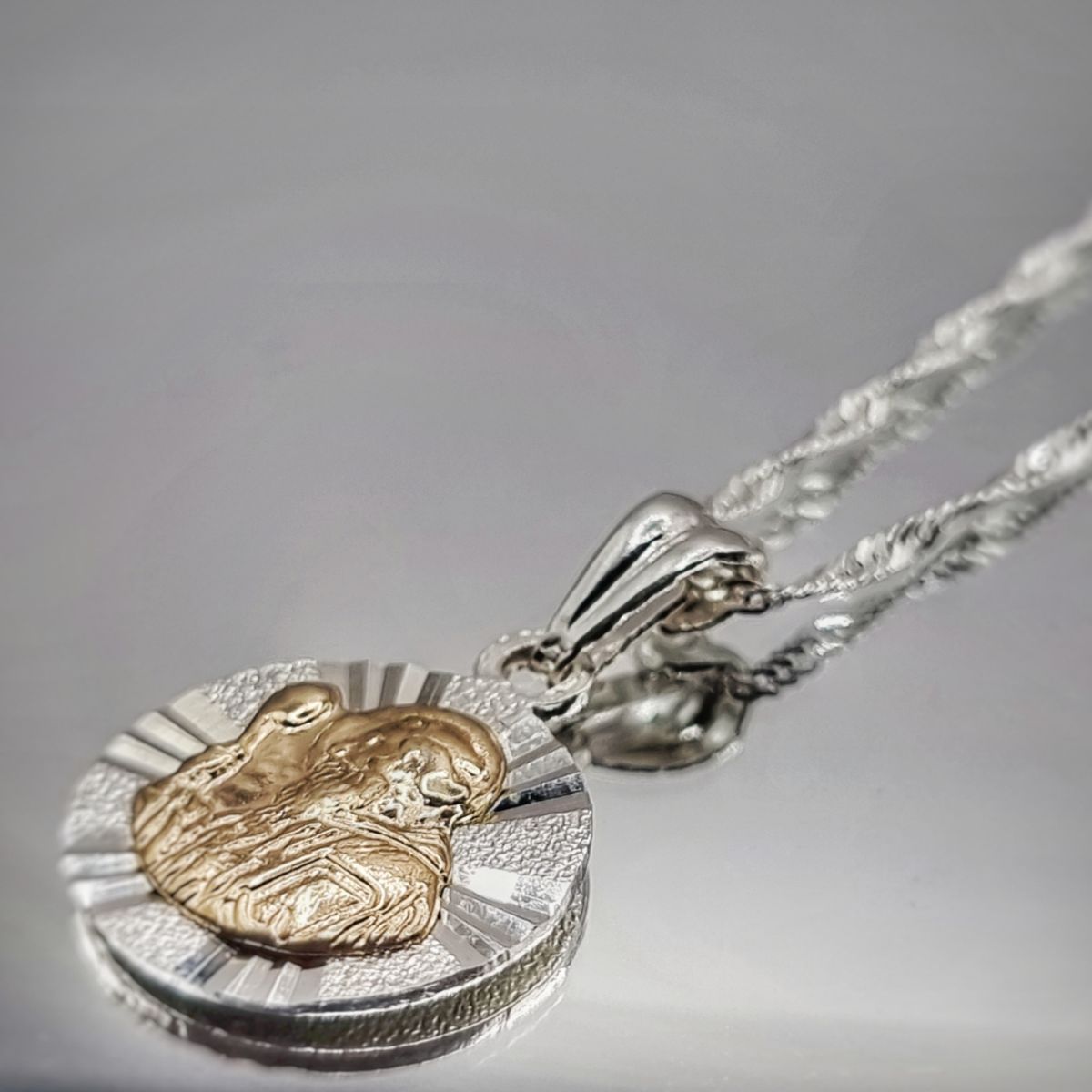 LK LUKSO - Collar San Benito con Baño de Oro en Plata 925