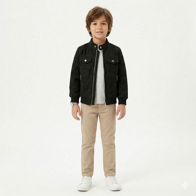 Imagen 2 del producto Chaquetas Lisboa Niño Ecocuero Con Cierres Metálicos