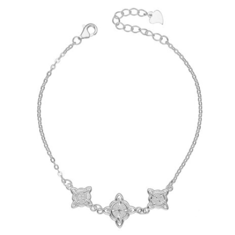 LK LUKSO - Pulsera en Plata 925 Nudo de Brujas