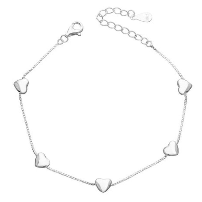 LK LUKSO - Pulsera en Plata 925 con Corazones