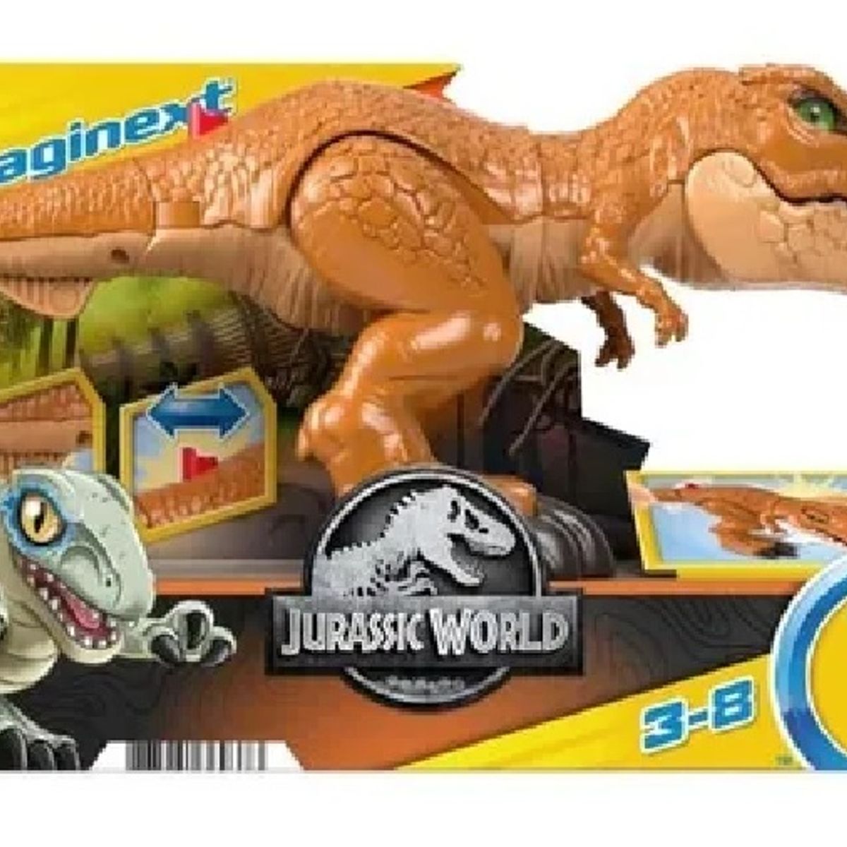JURASSIC WORLD - Jurassic World Tiranosaurio Rex De Combate Fisher-price