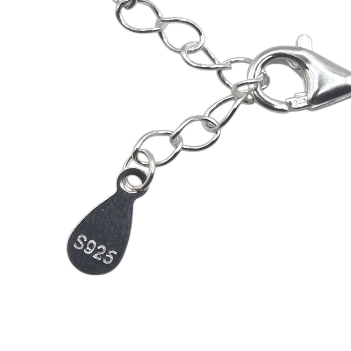 LK LUKSO - Pulsera en Plata 925 con Esferas Óvalos Virgen de Guadalupe