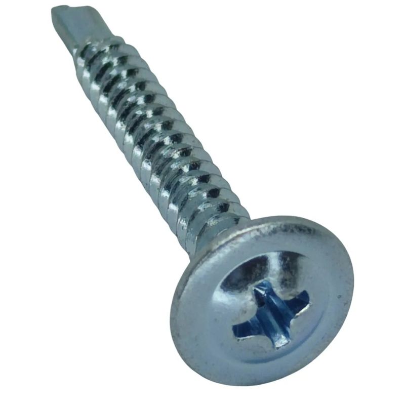 GENERICO - Tornillo Cabeza De Lenteja 8x1 1/4 Punta Broca 1000 Unidades