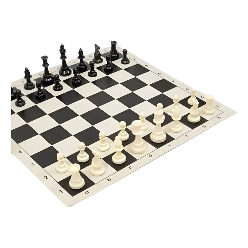 GENERICO - Tablero De Ajedrez Escolar Profesional Medidas Oficiales