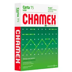 CHAMEX - Resma Papel Tipo Carta Chamex- 500 Hojas - 75gr