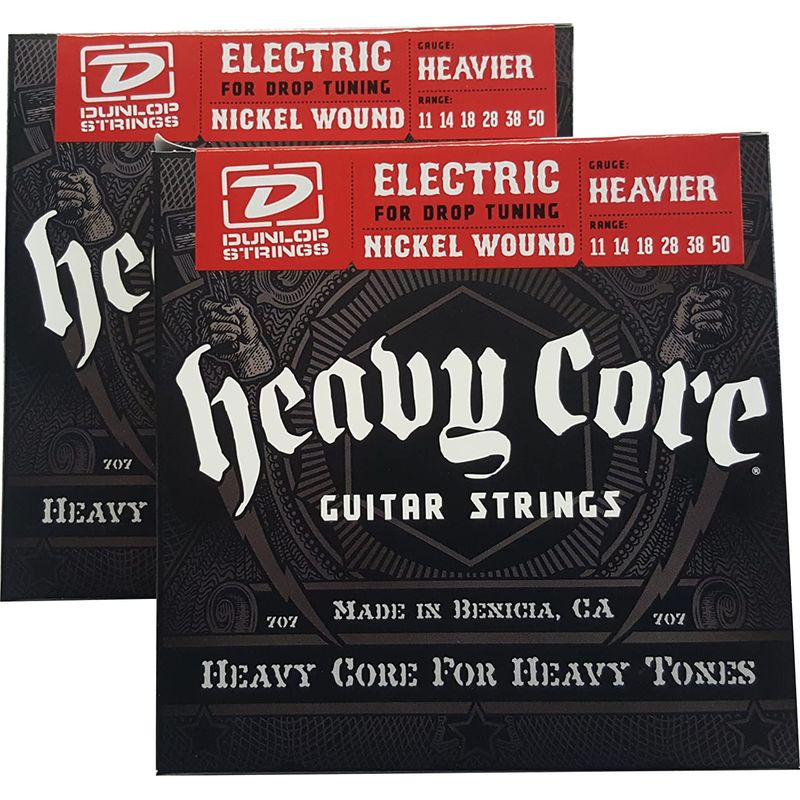 DUNLOP - Cuerdas guitarra eléctrica Dunlop DHCN1048 Heavy Core 10-48