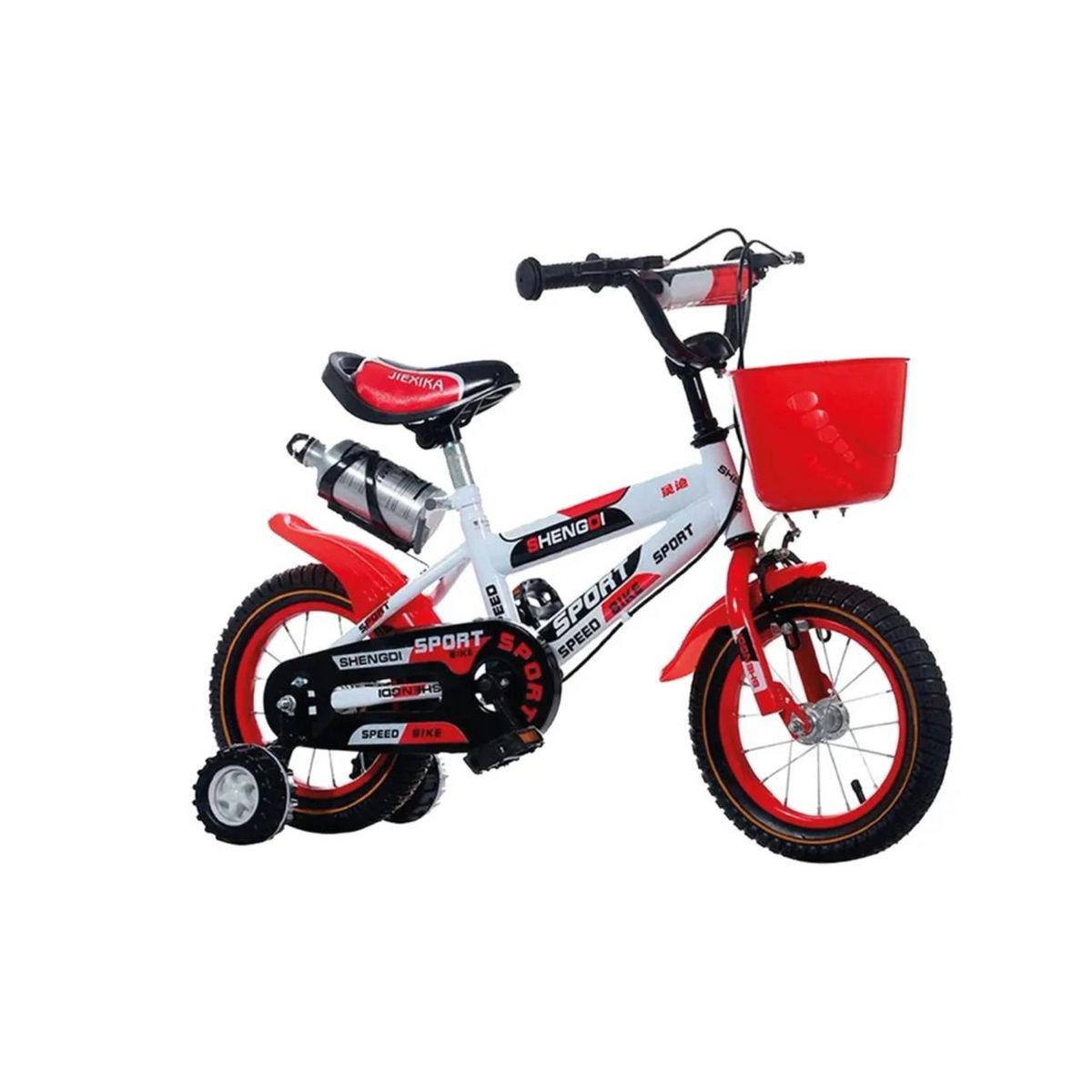 GENERICO - Bicicleta Infantil Aro 12 A Color ROJO