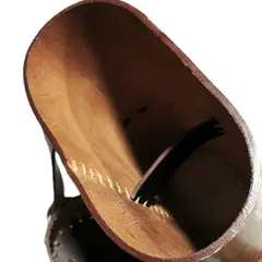 GENERICO - BOLSO MATERO CAFE 100% CUERO
