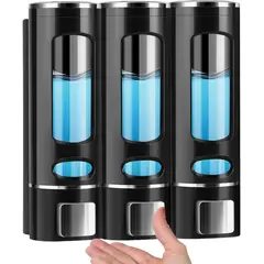 TNAKIEX - Dispensador De Jabón Líquido Dispensador Shampoo 400ml 3 Pzs