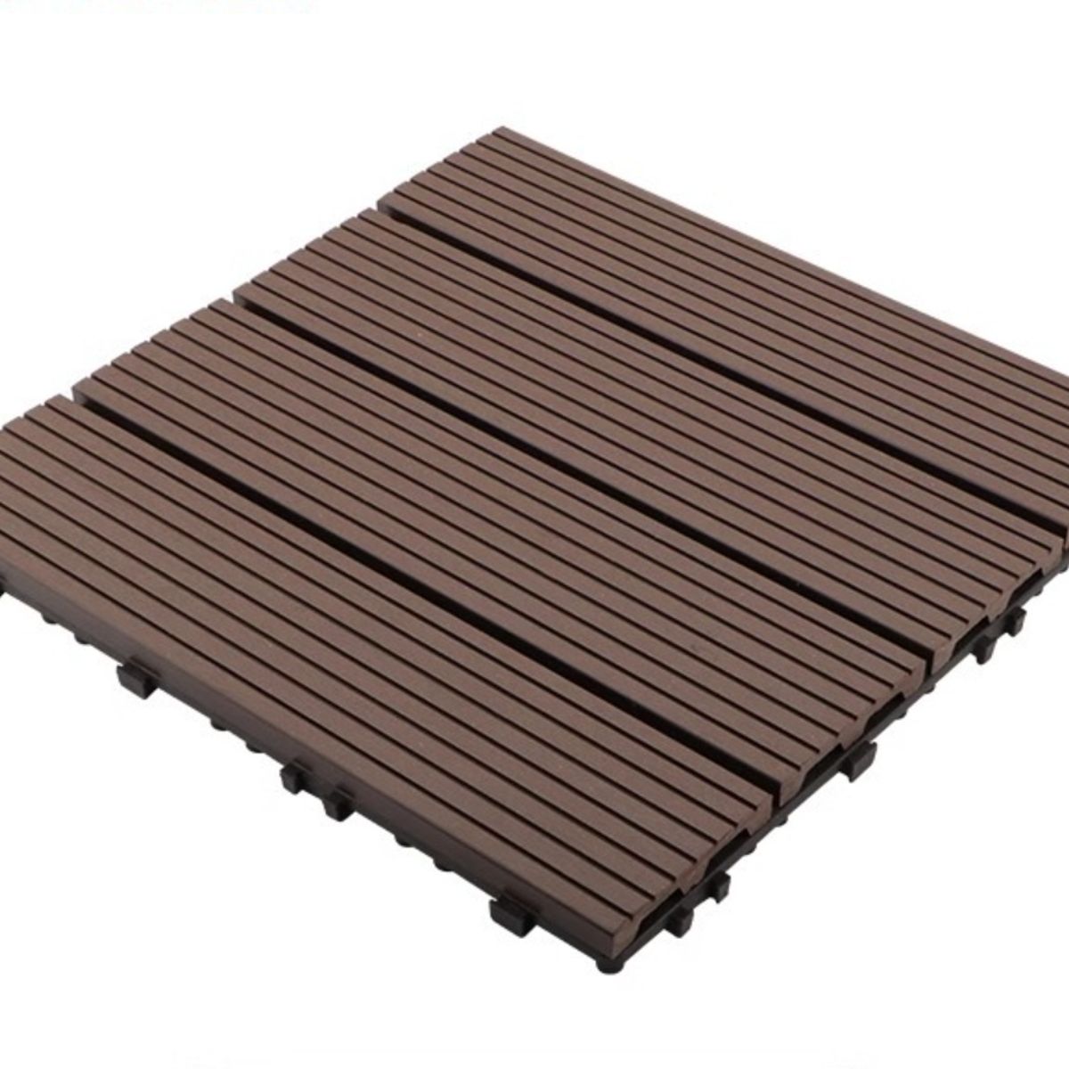 ATURE - Piso Para Jardin Deck Wpc Modular 30x30cm Fácil Instalación